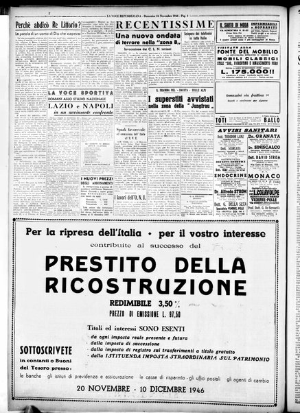 La voce repubblicana : quotidiano del Partito repubblicano italiano