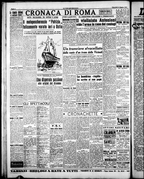 La voce repubblicana : quotidiano del Partito repubblicano italiano