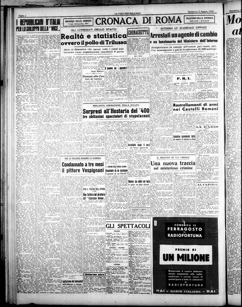 La voce repubblicana : quotidiano del Partito repubblicano italiano