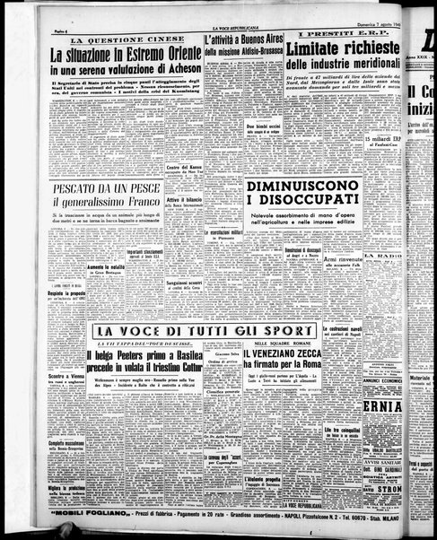 La voce repubblicana : quotidiano del Partito repubblicano italiano