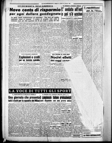 La voce repubblicana : quotidiano del Partito repubblicano italiano