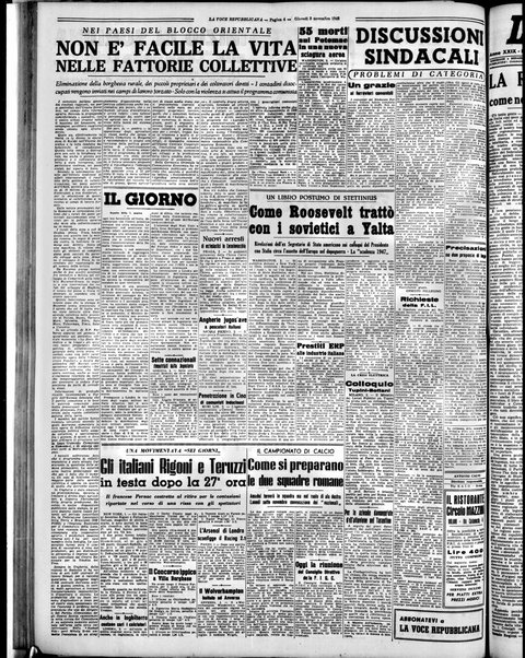 La voce repubblicana : quotidiano del Partito repubblicano italiano