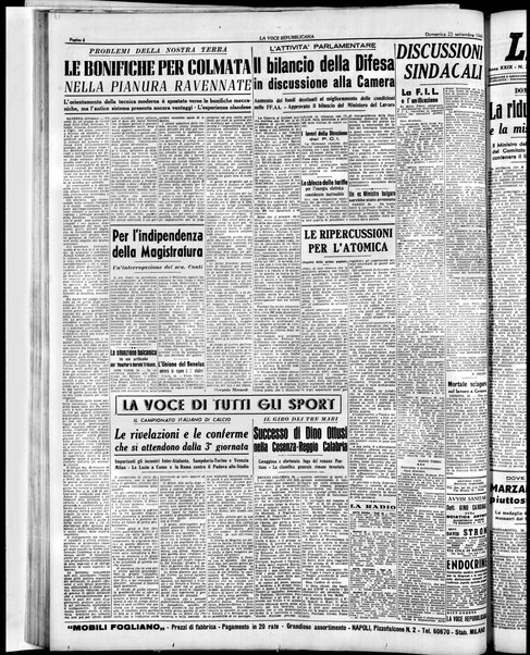 La voce repubblicana : quotidiano del Partito repubblicano italiano