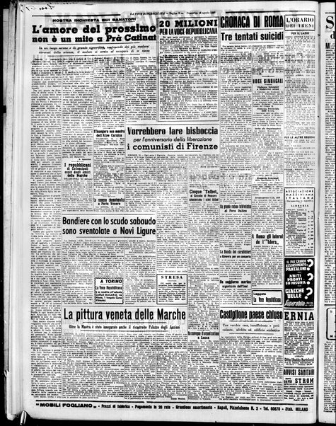 La voce repubblicana : quotidiano del Partito repubblicano italiano