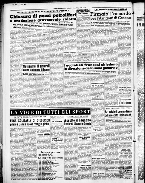 La voce repubblicana : quotidiano del Partito repubblicano italiano