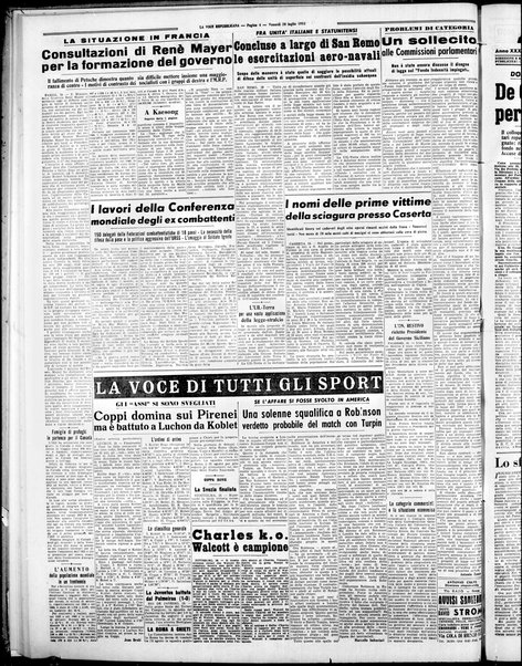 La voce repubblicana : quotidiano del Partito repubblicano italiano