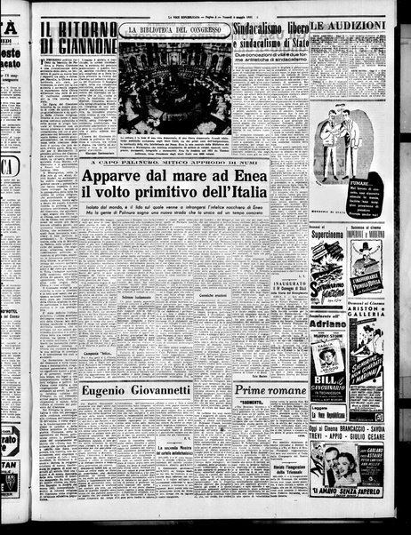 La voce repubblicana : quotidiano del Partito repubblicano italiano