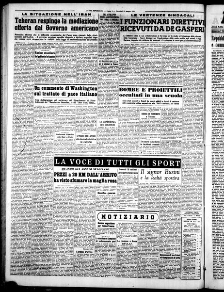 La voce repubblicana : quotidiano del Partito repubblicano italiano