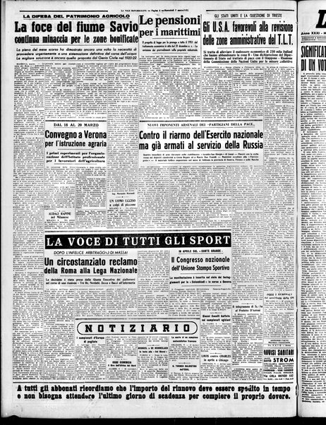 La voce repubblicana : quotidiano del Partito repubblicano italiano