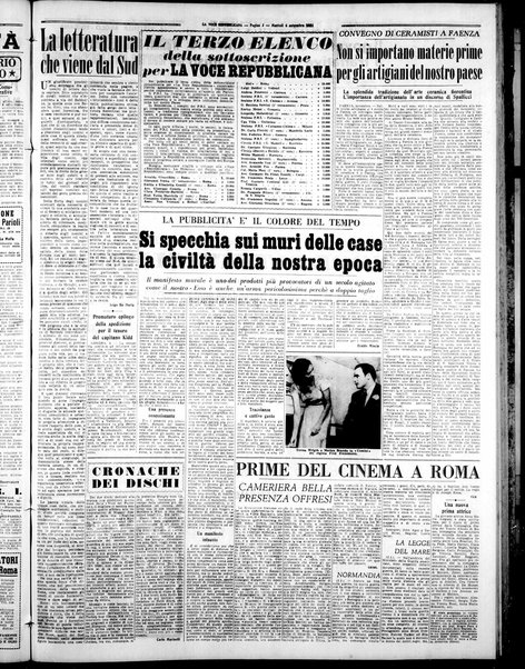 La voce repubblicana : quotidiano del Partito repubblicano italiano