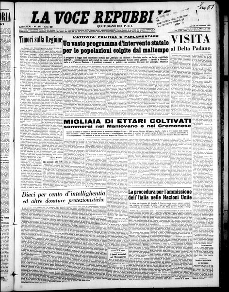 La voce repubblicana : quotidiano del Partito repubblicano italiano