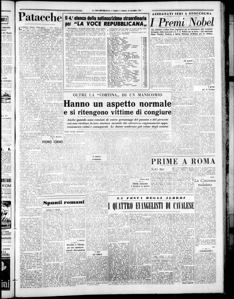 La voce repubblicana : quotidiano del Partito repubblicano italiano