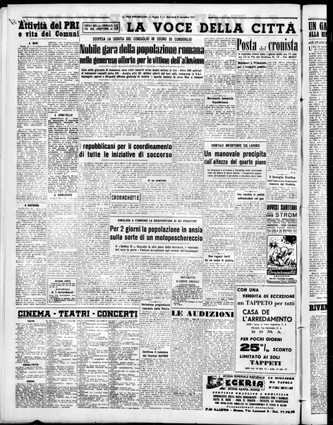 La voce repubblicana : quotidiano del Partito repubblicano italiano