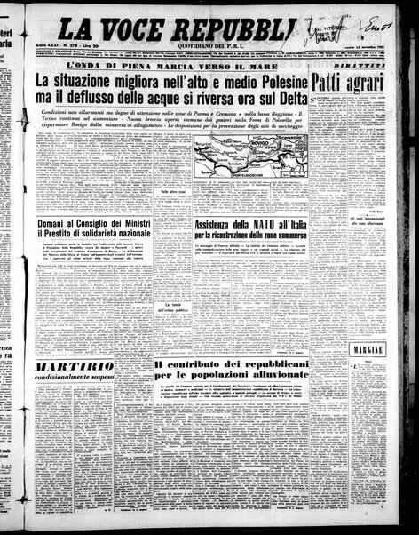 La voce repubblicana : quotidiano del Partito repubblicano italiano