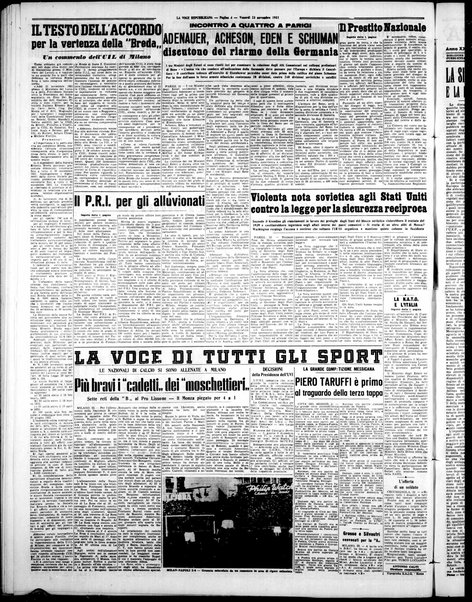 La voce repubblicana : quotidiano del Partito repubblicano italiano