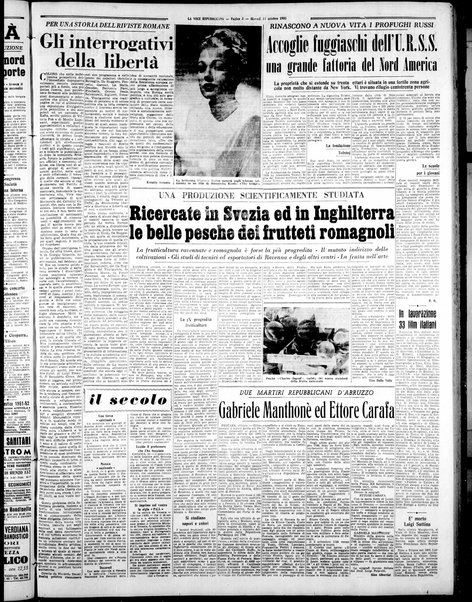 La voce repubblicana : quotidiano del Partito repubblicano italiano