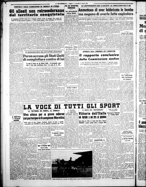 La voce repubblicana : quotidiano del Partito repubblicano italiano