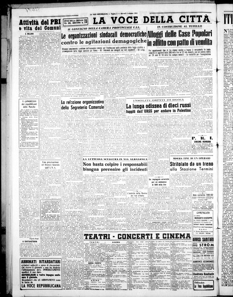 La voce repubblicana : quotidiano del Partito repubblicano italiano