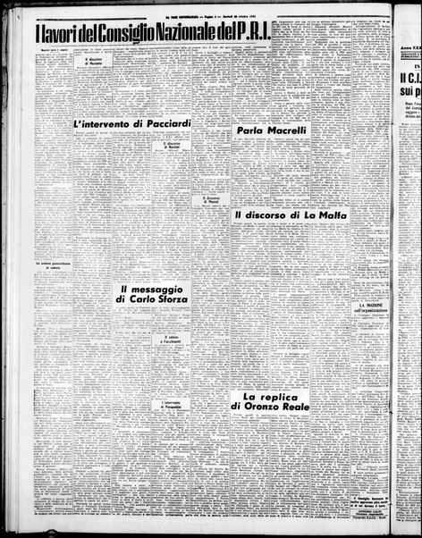 La voce repubblicana : quotidiano del Partito repubblicano italiano