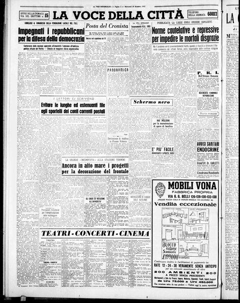 La voce repubblicana : quotidiano del Partito repubblicano italiano