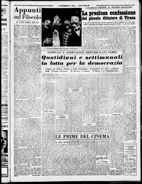 La voce repubblicana : quotidiano del Partito repubblicano italiano