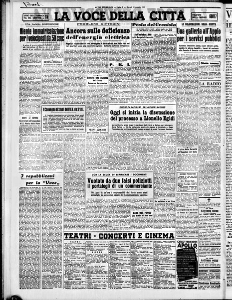 La voce repubblicana : quotidiano del Partito repubblicano italiano