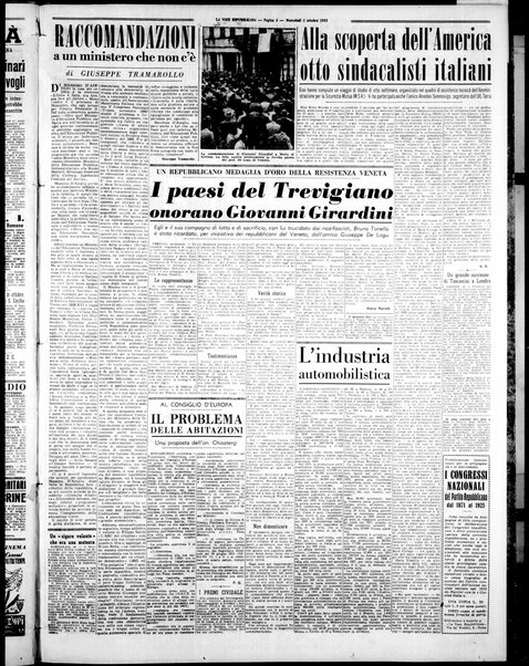 La voce repubblicana : quotidiano del Partito repubblicano italiano