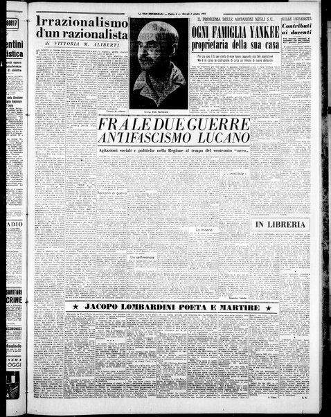 La voce repubblicana : quotidiano del Partito repubblicano italiano