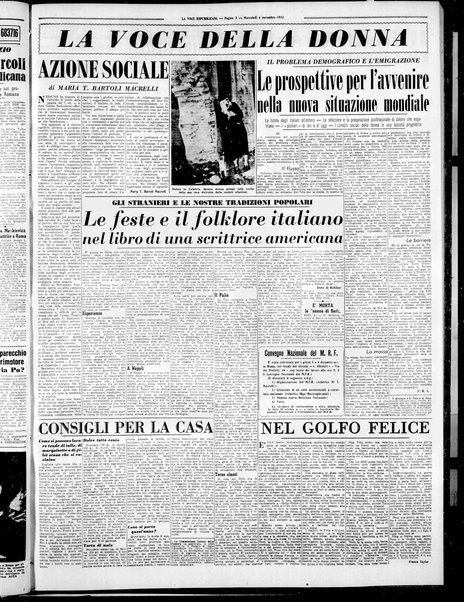 La voce repubblicana : quotidiano del Partito repubblicano italiano