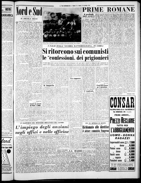 La voce repubblicana : quotidiano del Partito repubblicano italiano