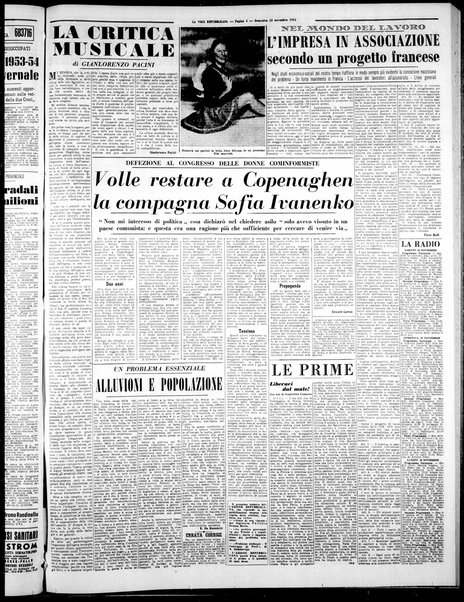 La voce repubblicana : quotidiano del Partito repubblicano italiano