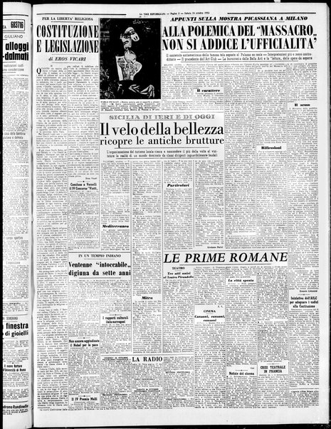 La voce repubblicana : quotidiano del Partito repubblicano italiano