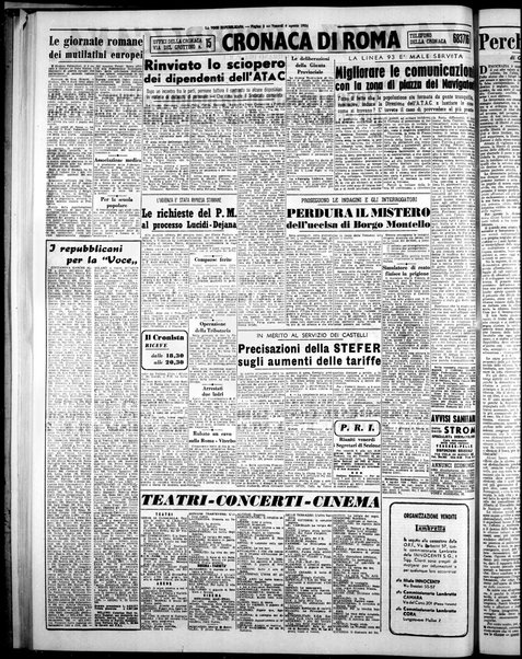 La voce repubblicana : quotidiano del Partito repubblicano italiano