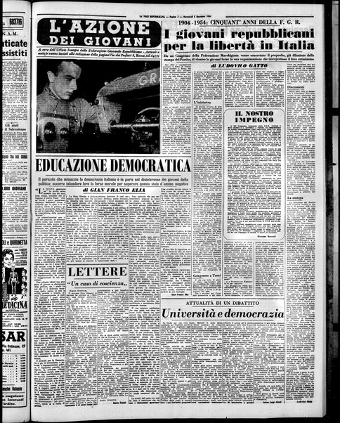 La voce repubblicana : quotidiano del Partito repubblicano italiano