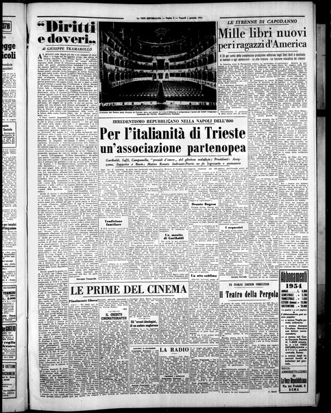 La voce repubblicana : quotidiano del Partito repubblicano italiano