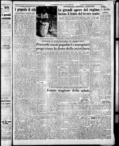 La voce repubblicana : quotidiano del Partito repubblicano italiano