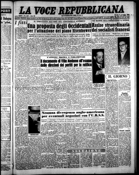 La voce repubblicana : quotidiano del Partito repubblicano italiano