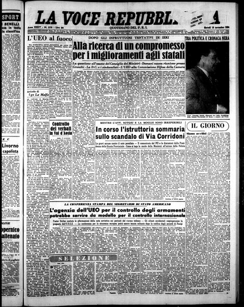 La voce repubblicana : quotidiano del Partito repubblicano italiano