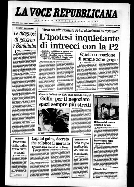 La voce repubblicana : quotidiano del Partito repubblicano italiano