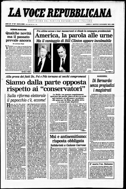 La voce repubblicana : quotidiano del Partito repubblicano italiano