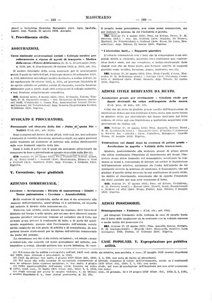 Massimario della giurisprudenza italiana contenente tutte le massime della Cassazione civile