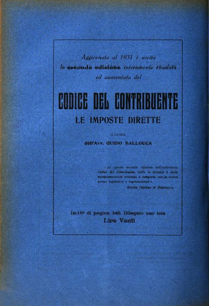 Massimario della giurisprudenza italiana contenente tutte le massime della Cassazione civile