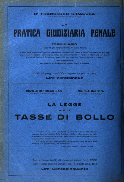 Massimario della giurisprudenza italiana contenente tutte le massime della Cassazione civile