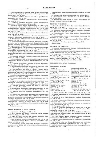 Massimario della giurisprudenza italiana contenente tutte le massime della Cassazione civile