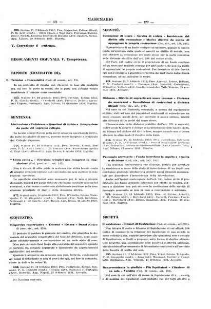 Massimario della giurisprudenza italiana contenente tutte le massime della Cassazione civile