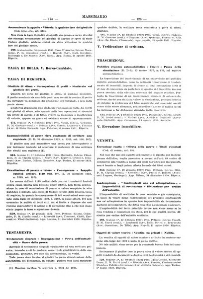 Massimario della giurisprudenza italiana contenente tutte le massime della Cassazione civile