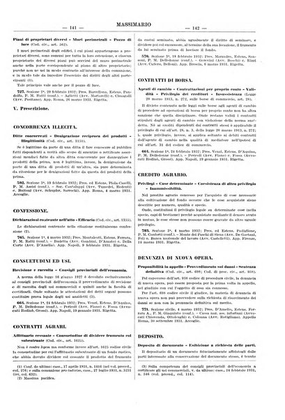 Massimario della giurisprudenza italiana contenente tutte le massime della Cassazione civile