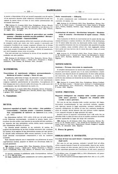 Massimario della giurisprudenza italiana contenente tutte le massime della Cassazione civile