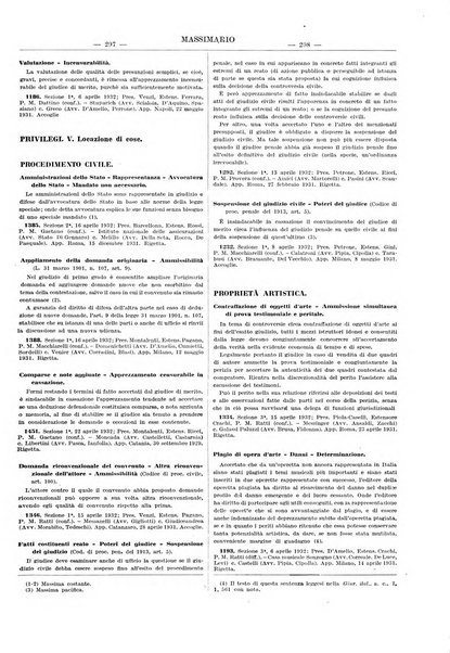 Massimario della giurisprudenza italiana contenente tutte le massime della Cassazione civile