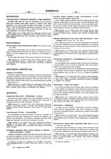 Massimario della giurisprudenza italiana contenente tutte le massime della Cassazione civile